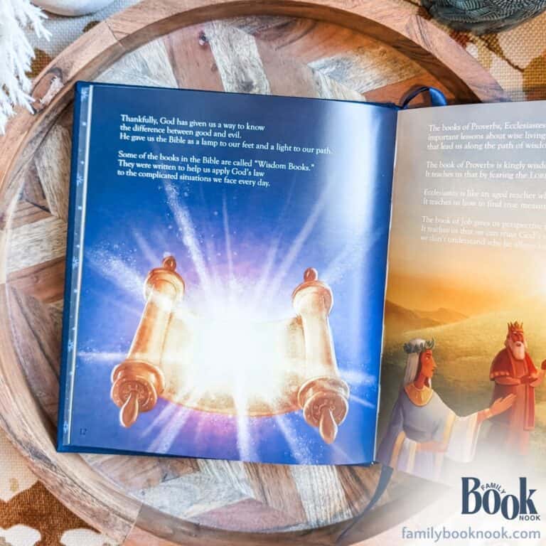 Inside page of "The Wisdom of God" Bible storybook