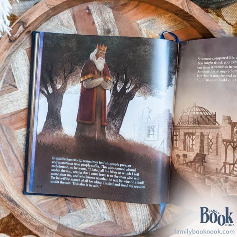Sample page from the Bible storybook "The Wisdom of God"